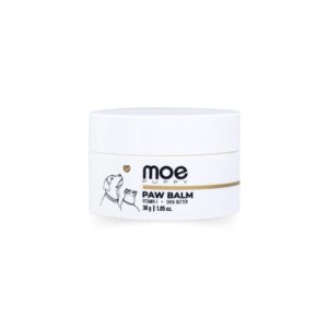 Moe Puppy Natural Paw Balm for Dogs & Cats | Lick Safe Paw Balm for Cracked & Dry Paws and Nose | Heals, Repairs & Moisturizes Paws, Elbows & Dry Itchy Nose